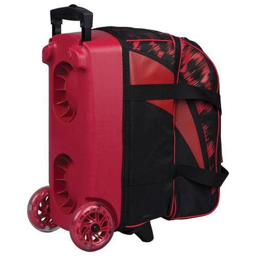 KR Cruiser Scratch Double Roller Red Bowling Bag - BowlersParadise.com