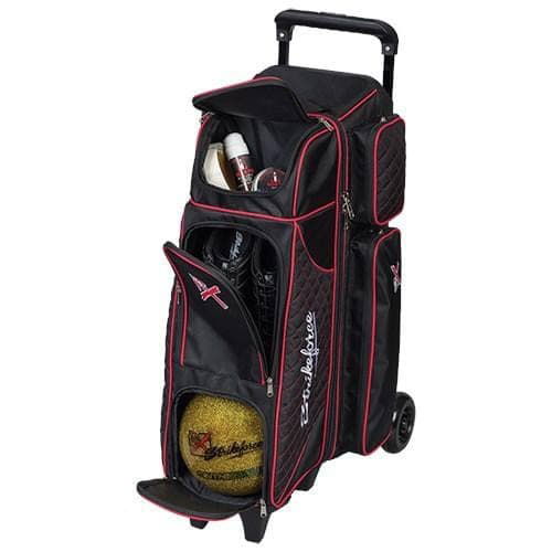 KR Royal Flush 4x4 Ball Roller Black Red - BowlersParadise.com