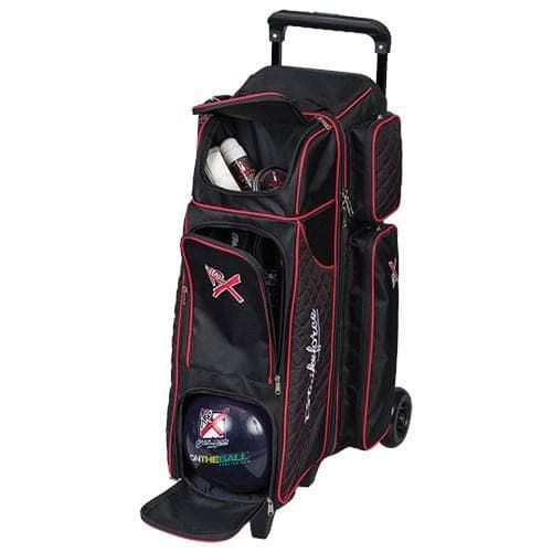 KR Royal Flush 4x4 Ball Roller Black Red - BowlersParadise.com