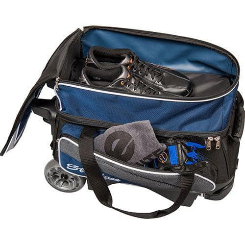 KR Strikeforce Apex Double Roller Navy Bowling Bag - BowlersParadise.com