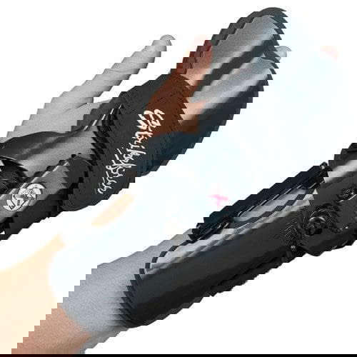 KR Strikeforce Black Pro Rev 1 Wrist Support Left Hand - BowlersParadise.com