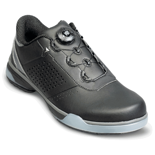 KR Strikeforce Charge Black Mens Left Hand Performance Bowling Shoes - BowlersParadise.com