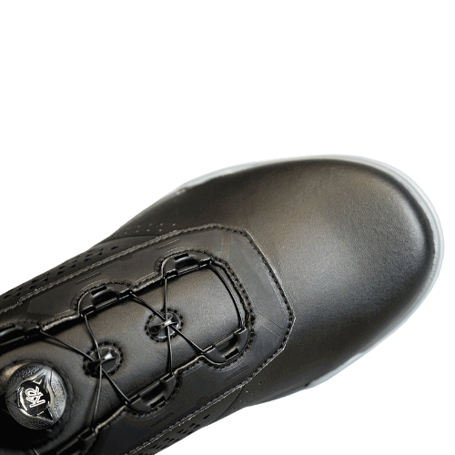 KR Strikeforce Charge Black Mens Left Hand Performance Bowling Shoes - BowlersParadise.com