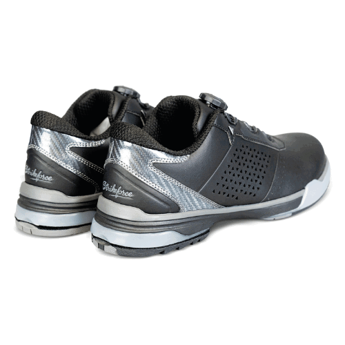 KR Strikeforce Charge Black Mens Left Hand Performance Bowling Shoes - BowlersParadise.com