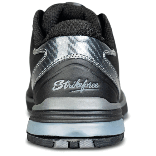 KR Strikeforce Charge Black Mens Left Hand Performance Bowling Shoes - BowlersParadise.com