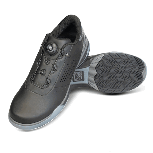 KR Strikeforce Charge Black Mens Right Hand Performance Bowling Shoe - BowlersParadise.com