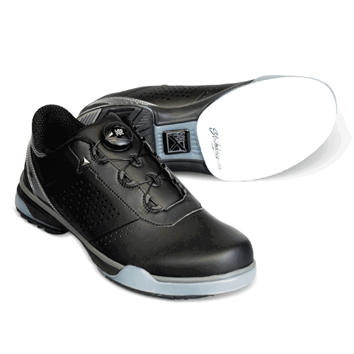 KR Strikeforce Charge Black Mens Right Hand Performance Bowling Shoe - BowlersParadise.com