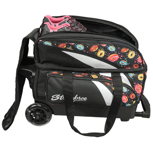 KR Strikeforce Cruiser Double Roller Bowling Bag Donuts - BowlersParadise.com