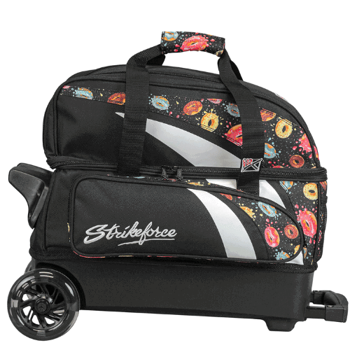 KR Strikeforce Cruiser Double Roller Bowling Bag Donuts - BowlersParadise.com