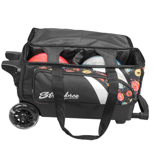 KR Strikeforce Cruiser Double Roller Bowling Bag Donuts - BowlersParadise.com