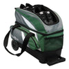 KR Strikeforce Cruiser Green Grey Double Roller Bowling Bag - BowlersParadise.com