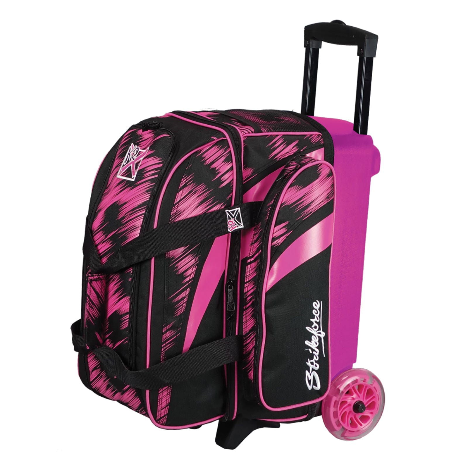KR Strikeforce Cruiser Scratch 2 Ball Roller Pink Bowling Bag - BowlersParadise.com