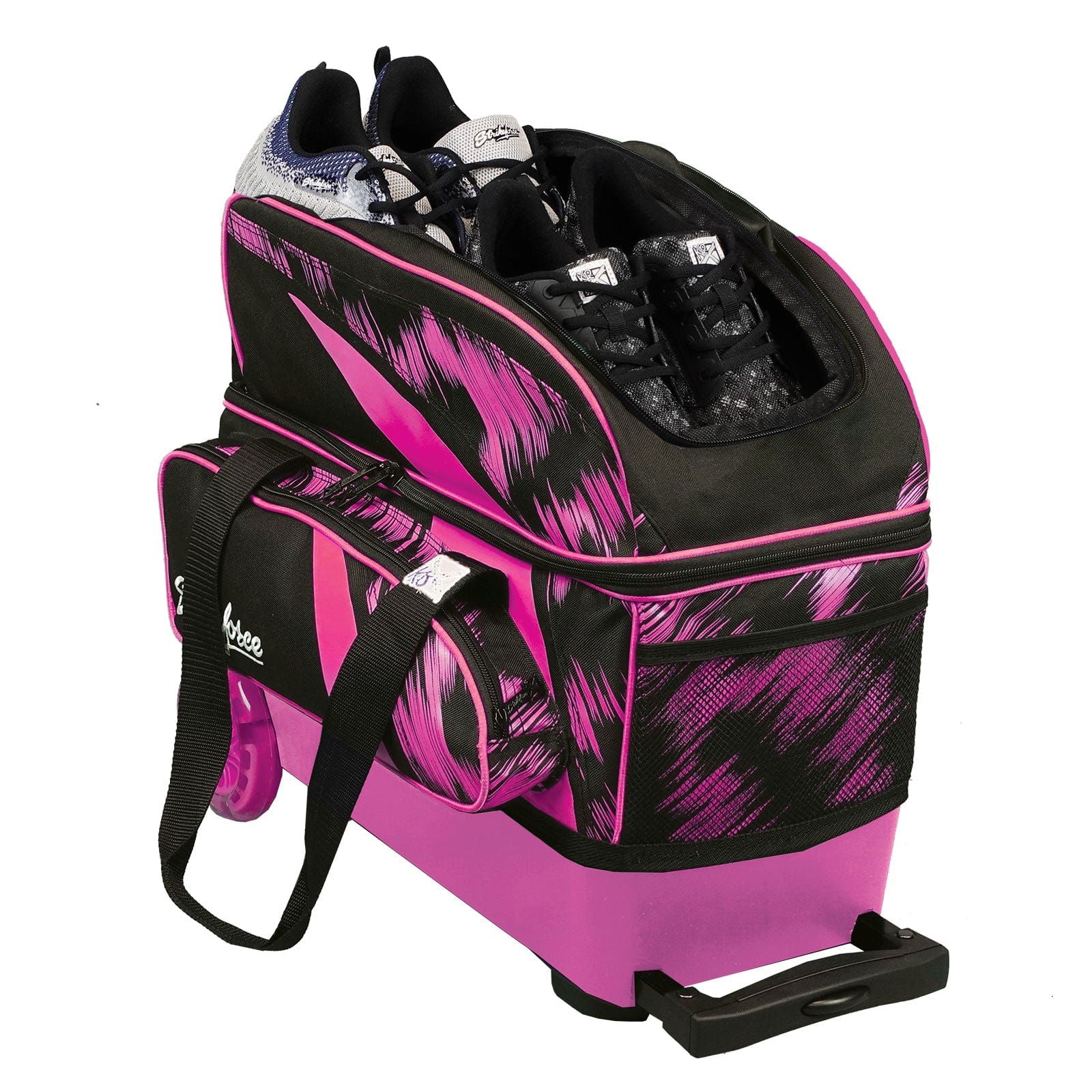 KR Strikeforce Cruiser Scratch 2 Ball Roller Pink Bowling Bag - BowlersParadise.com