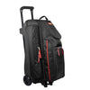 KR Strikeforce Diamond Black Triple Roller Premium Bowling Bag - BowlersParadise.com