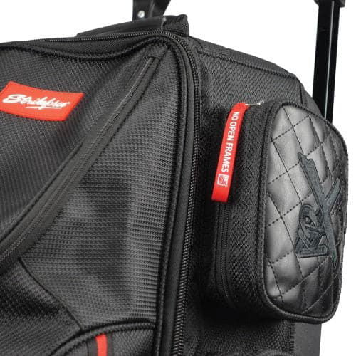 KR Strikeforce Diamond Black Triple Roller Premium Bowling Bag - BowlersParadise.com