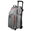 KR Strikeforce Diamond Grey Triple Roller Premium Bowling Bag - BowlersParadise.com
