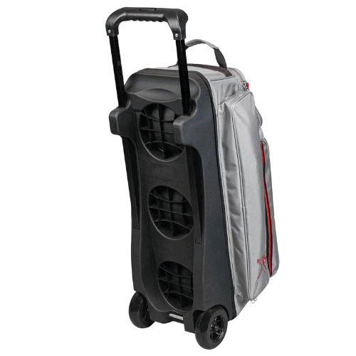 KR Strikeforce Diamond Grey Triple Roller Premium Bowling Bag - BowlersParadise.com