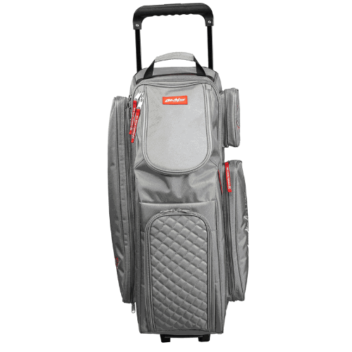 KR Strikeforce Diamond Grey Triple Roller Premium Bowling Bag - BowlersParadise.com