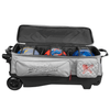 KR Strikeforce Diamond Grey Triple Roller Premium Bowling Bag - BowlersParadise.com