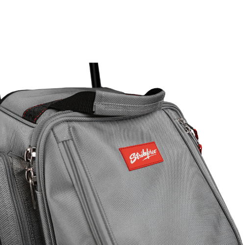 KR Strikeforce Diamond Grey Triple Roller Premium Bowling Bag - BowlersParadise.com
