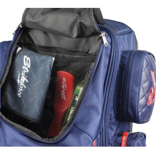 KR Strikeforce Diamond Navy Triple Roller Premium Bowling Bag - BowlersParadise.com