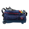 KR Strikeforce Diamond Navy Triple Roller Premium Bowling Bag - BowlersParadise.com