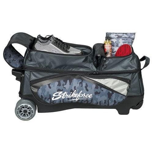 KR Strikeforce Drive Triple Roller Grey Camo Bowling Bag - BowlersParadise.com