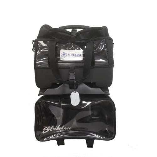 KR Strikeforce Element Show Off 4 Ball Stackable Roller Black Bowling Bag - BowlersParadise.com