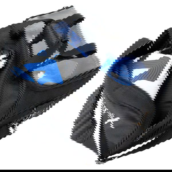 KR Strikeforce Fast 2 Ball Tote With Shoes Black Bowling Bag - BowlersParadise.com