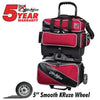 KR Strikeforce Fast 4 Ball Roller Black Red Bowling Bag - BowlersParadise.com