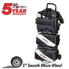 KR Strikeforce Fast 6 Ball Roller Black White Bowling Bag - BowlersParadise.com