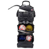KR Strikeforce Fast 6 Ball Roller Black White Bowling Bag - BowlersParadise.com