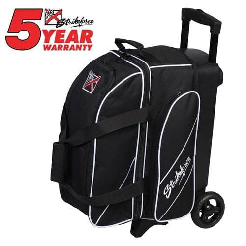 KR Strikeforce Fast Double Roller Black Bowling Bag - BowlersParadise.com