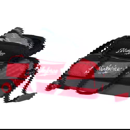 KR Strikeforce Fast Slim 3 Ball Roller-Tote Red Bowling Bag - BowlersParadise.com