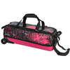 KR Strikeforce Fast Slim Pink Ribbons Triple Tote Bowling Bag - BowlersParadise.com