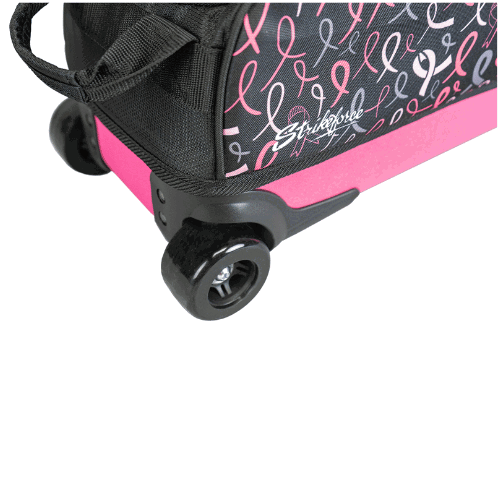 KR Strikeforce Fast Slim Pink Ribbons Triple Tote Bowling Bag - BowlersParadise.com
