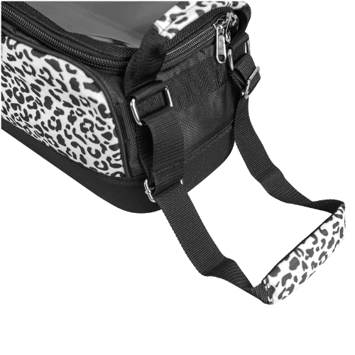 KR Strikeforce Fast Slim White Leopard Triple Tote Bowling Bag - BowlersParadise.com