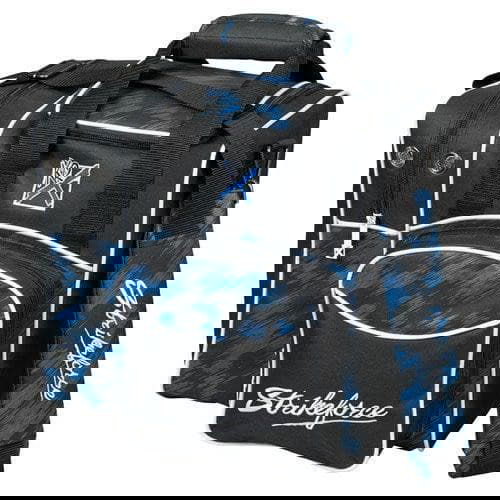 KR Strikeforce Flexx Blue Scratch Single Tote Bowling Bag - BowlersParadise.com