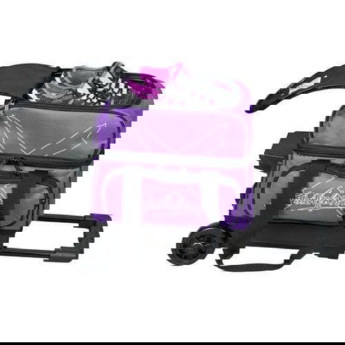 KR Strikeforce Hybrid Black Purple Single Roller Bowling Bag - BowlersParadise.com