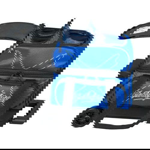 KR Strikeforce Hybrid Black Royal Single Roller Bowling Bag - BowlersParadise.com