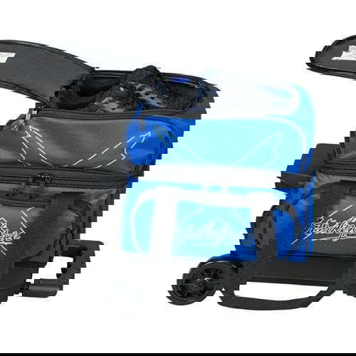 KR Strikeforce Hybrid Black Royal Single Roller Bowling Bag - BowlersParadise.com