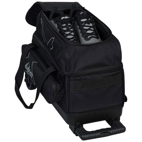 KR Strikeforce Hybrid X Double Roller Black Bowling Bag - BowlersParadise.com