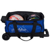 KR Strikeforce Hybrid X Double Roller Royal Bowling Bag - BowlersParadise.com