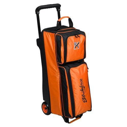 KR Strikeforce Konvoy Triple Ball Roller Black Orange Bowling Bag - BowlersParadise.com