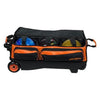 KR Strikeforce Konvoy Triple Ball Roller Black Orange Bowling Bag - BowlersParadise.com