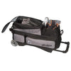 KR Strikeforce Krush Stone Black Triple Roller Bowling Bag - BowlersParadise.com