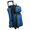 KR Strikeforce Krush Triple Roller Blue Bowling Bag - BowlersParadise.com