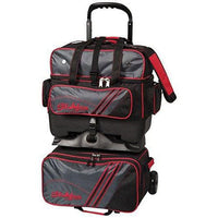 KR Strikeforce Lane Rover 4 Ball Roller Grey Black Red Bowling Bag - BowlersParadise.com