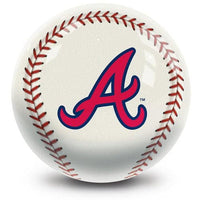 KR Strikeforce MLB Atlanta Braves Baseball Design Bowling Ball - BowlersParadise.com