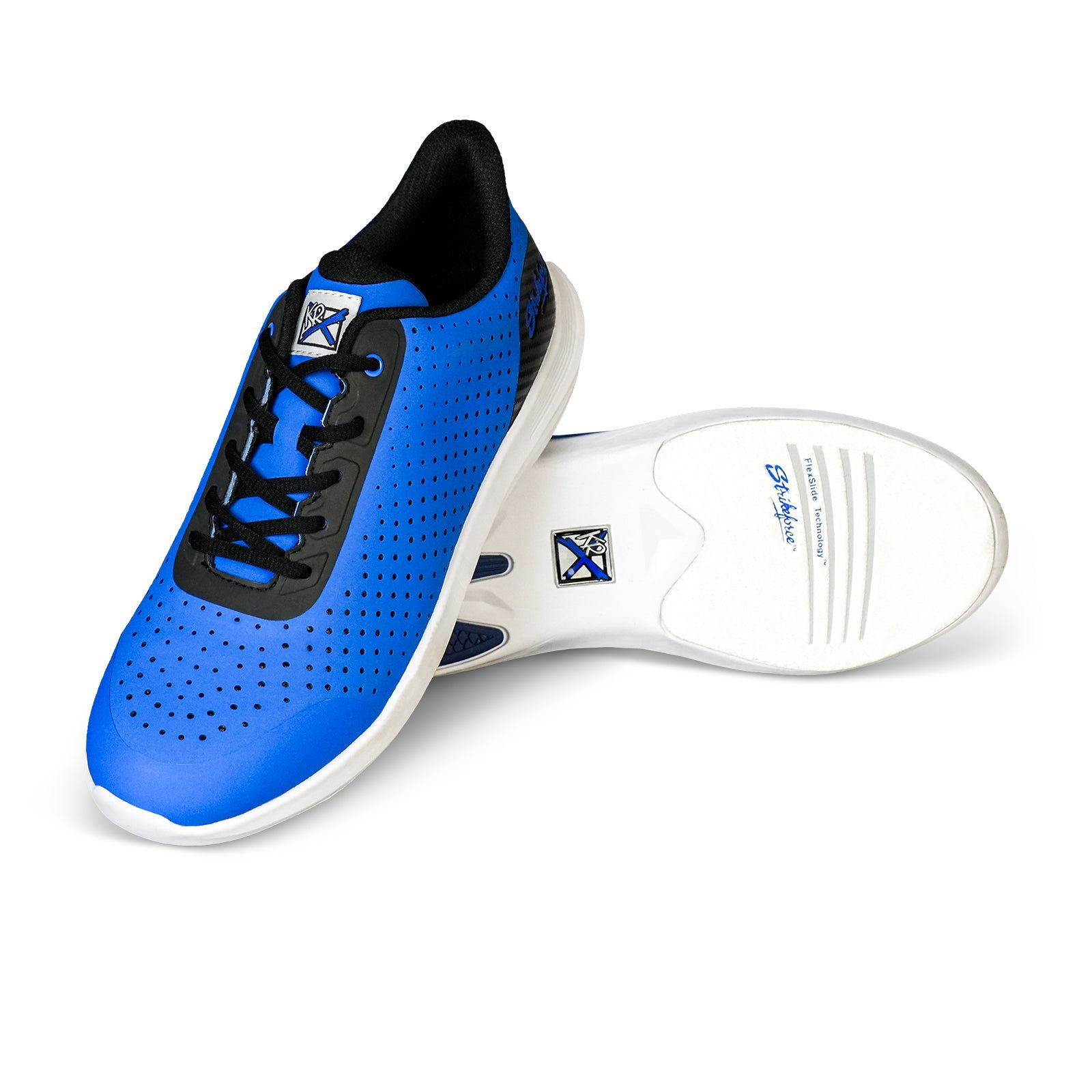 KR Strikeforce Men's Arrow Blue Athletic Bowling Shoes - BowlersParadise.com